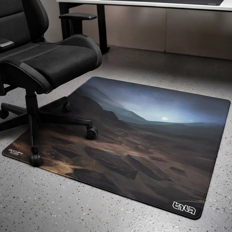 Floor Mat Blue Sunset on Mars