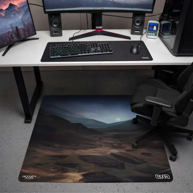 Floor Mat Blue Sunset on Mars
