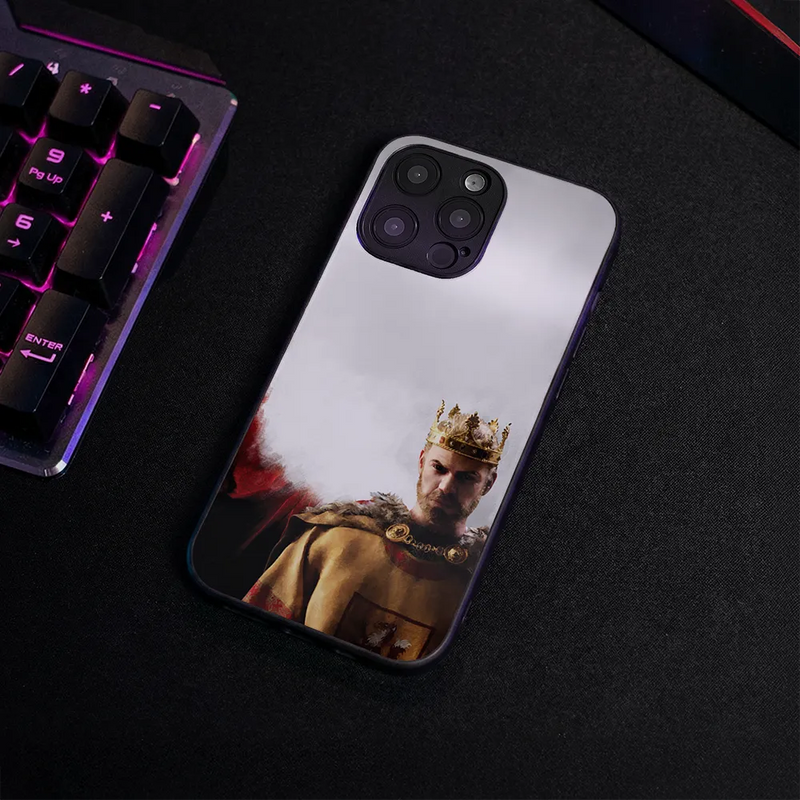 Glass Phone Case The King