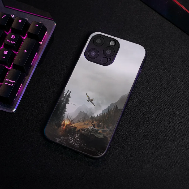 Glass Phone Case Death or Dishonor
