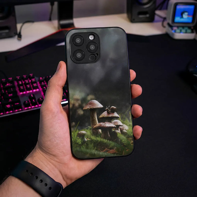 Glass Phone Case Snail