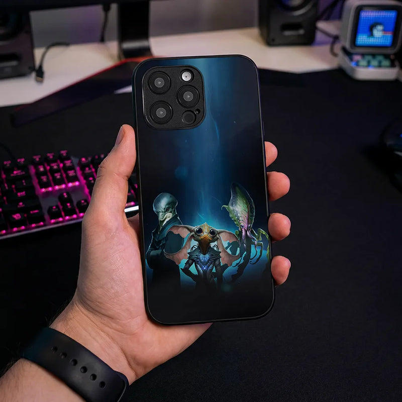 Glass Phone Case Aquatics