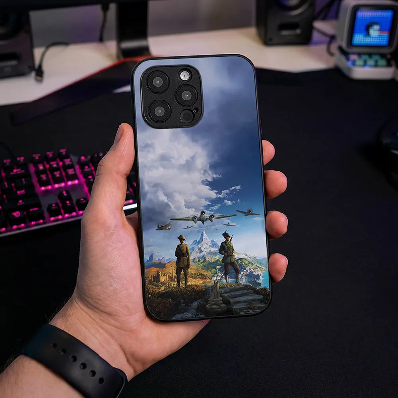 Glass Phone Case By Blood Alone