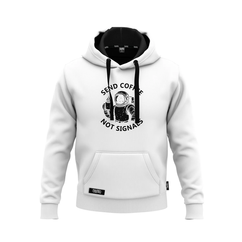 Send Coffee Not Signals Hoodie
