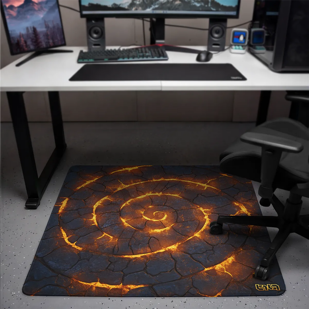Floor Mat Fiery Vortex