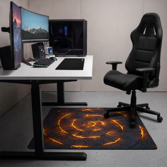 Floor Mat Fiery Vortex