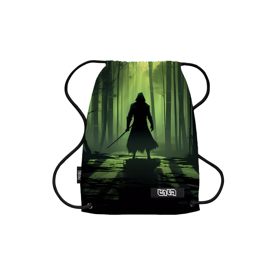 Drawstring Backpack Bamboo Forest