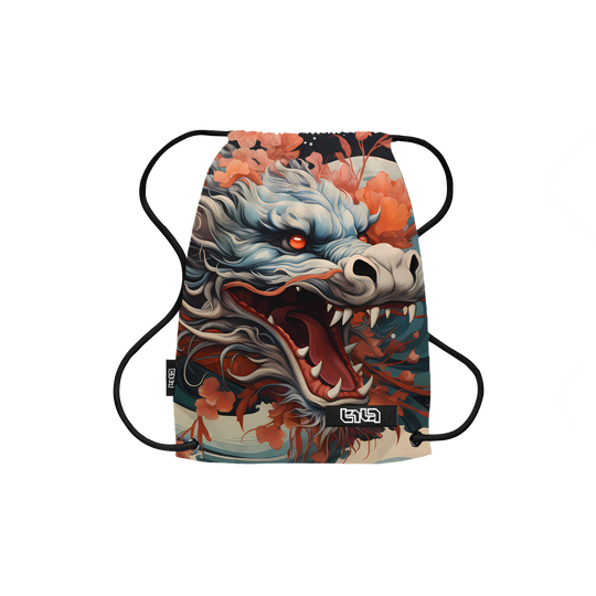 Drawstring Backpack Chinese Dragon