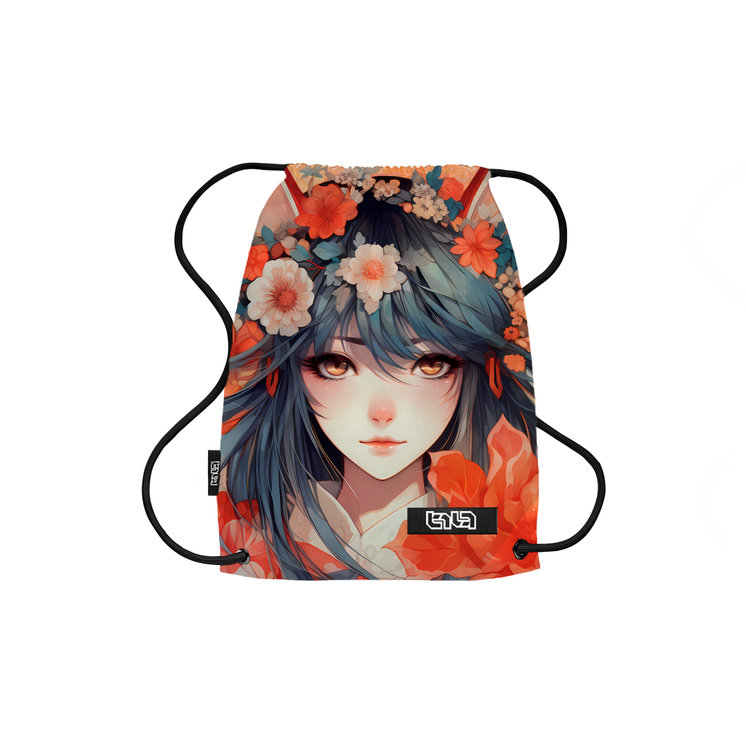 Drawstring Backpack Kitsune