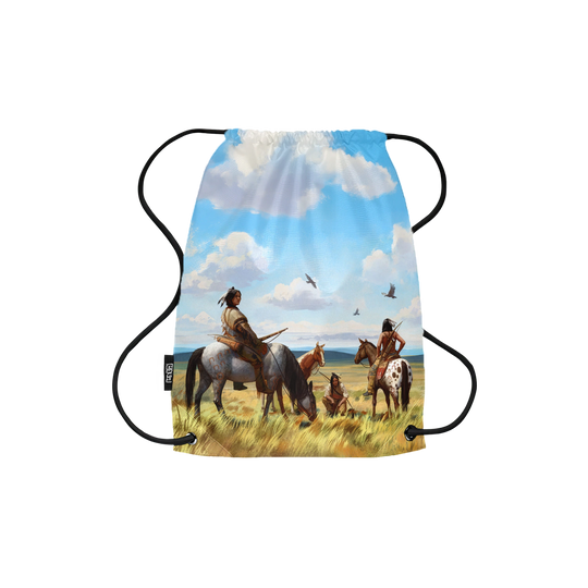 Drawstring Backpack Native Americans