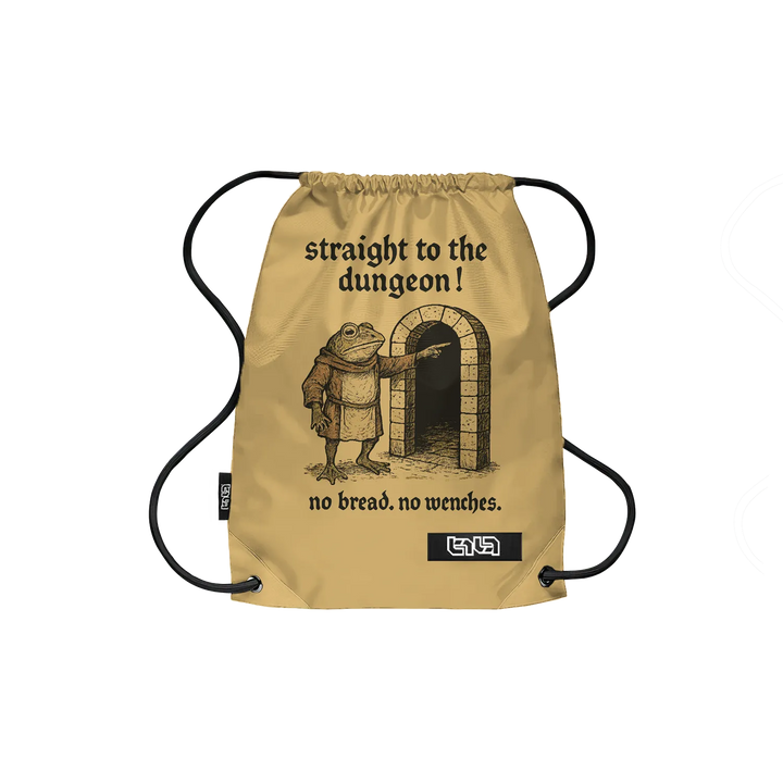 Drawstring Backpack Straight to Dungeon