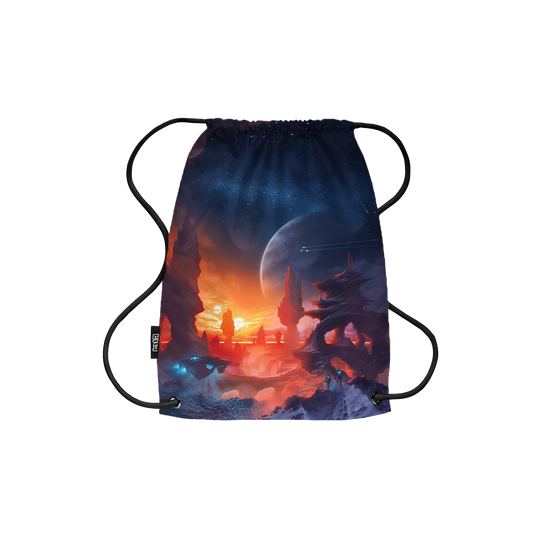 Drawstring Backpack Alien Horizon