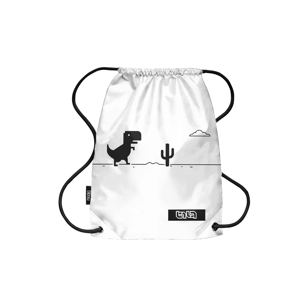 Drawstring Backpack Arcade Dino