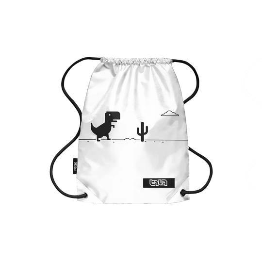 Drawstring Backpack Arcade Dino