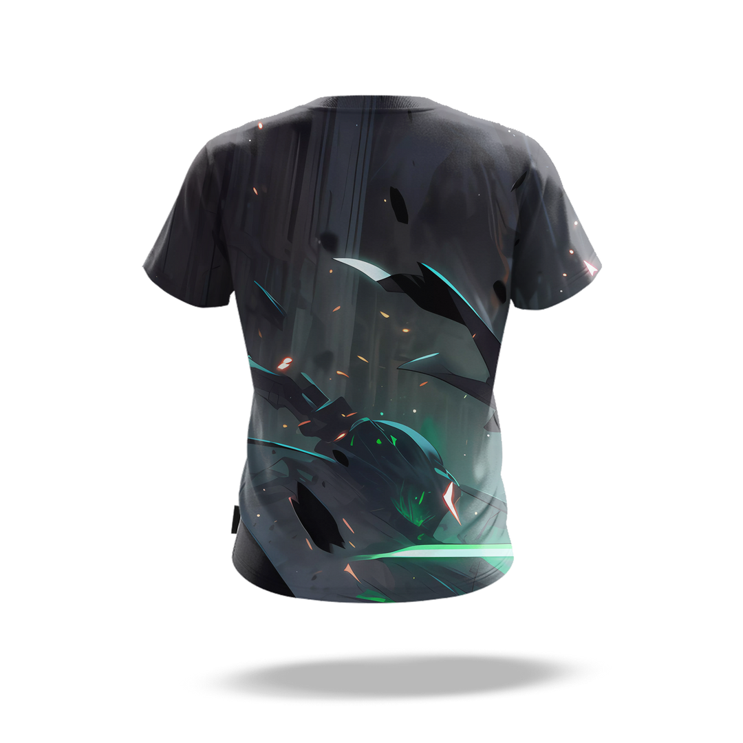 T-shirt Green Luminous Blade