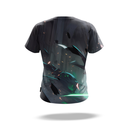 T-shirt Green Luminous Blade