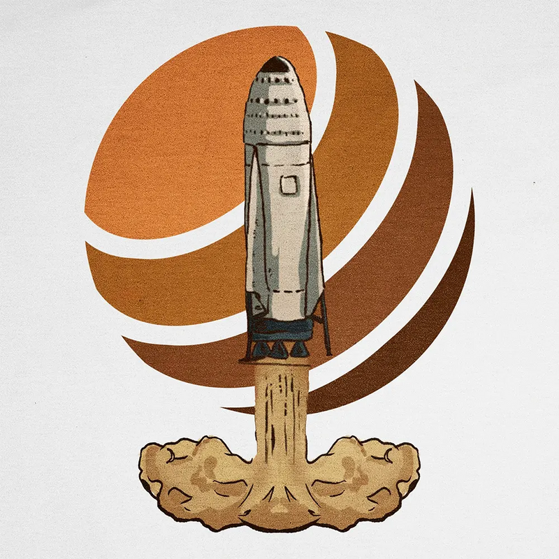 Landing on Mars Hoodie