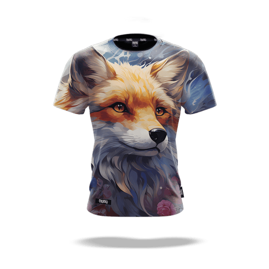 T-shirt Floral Fox