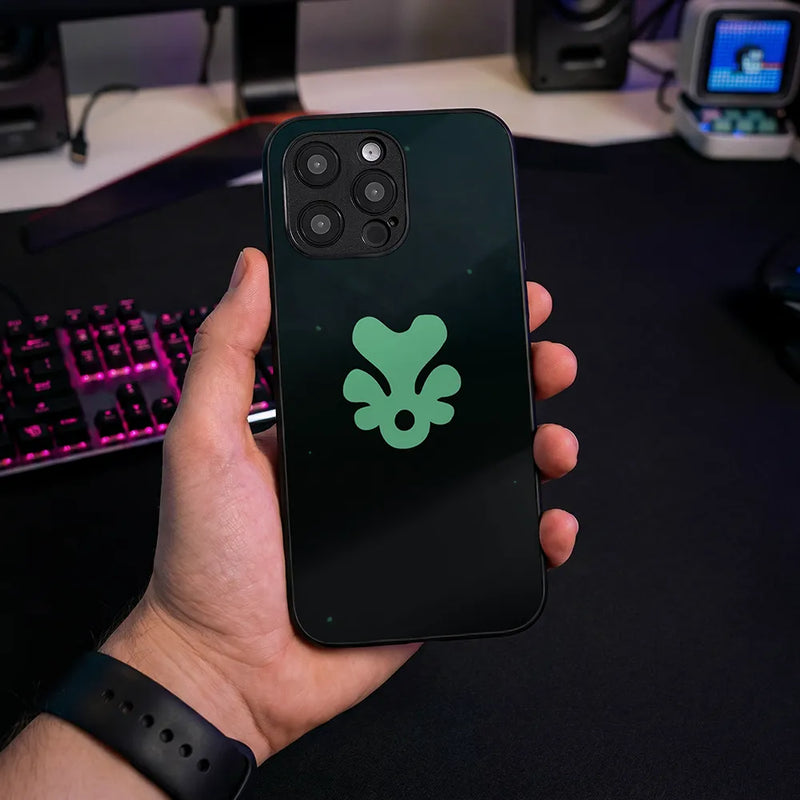 Glass Phone Case Will's Shop Emblem