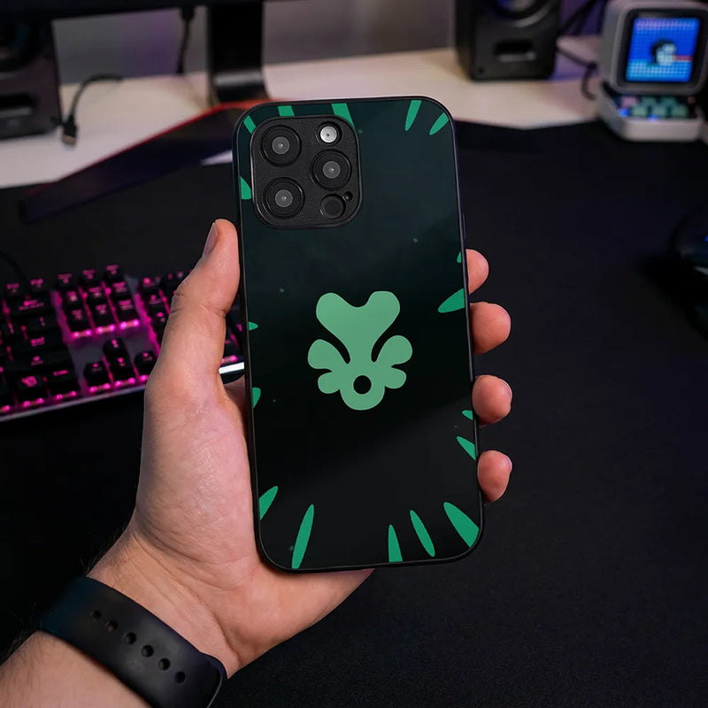 Glass Phone Case Will's Shop Emblem