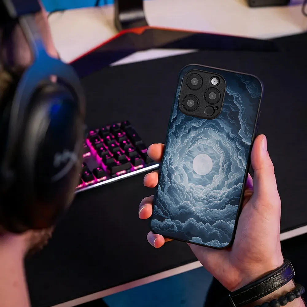 Glass Phone Case Cloud Tunnel