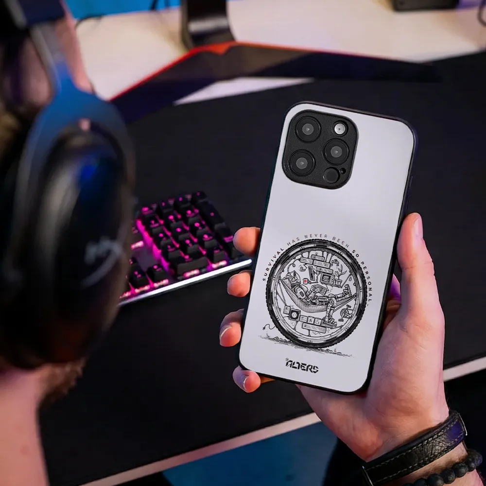 Glass Phone Case They See Me Rollin