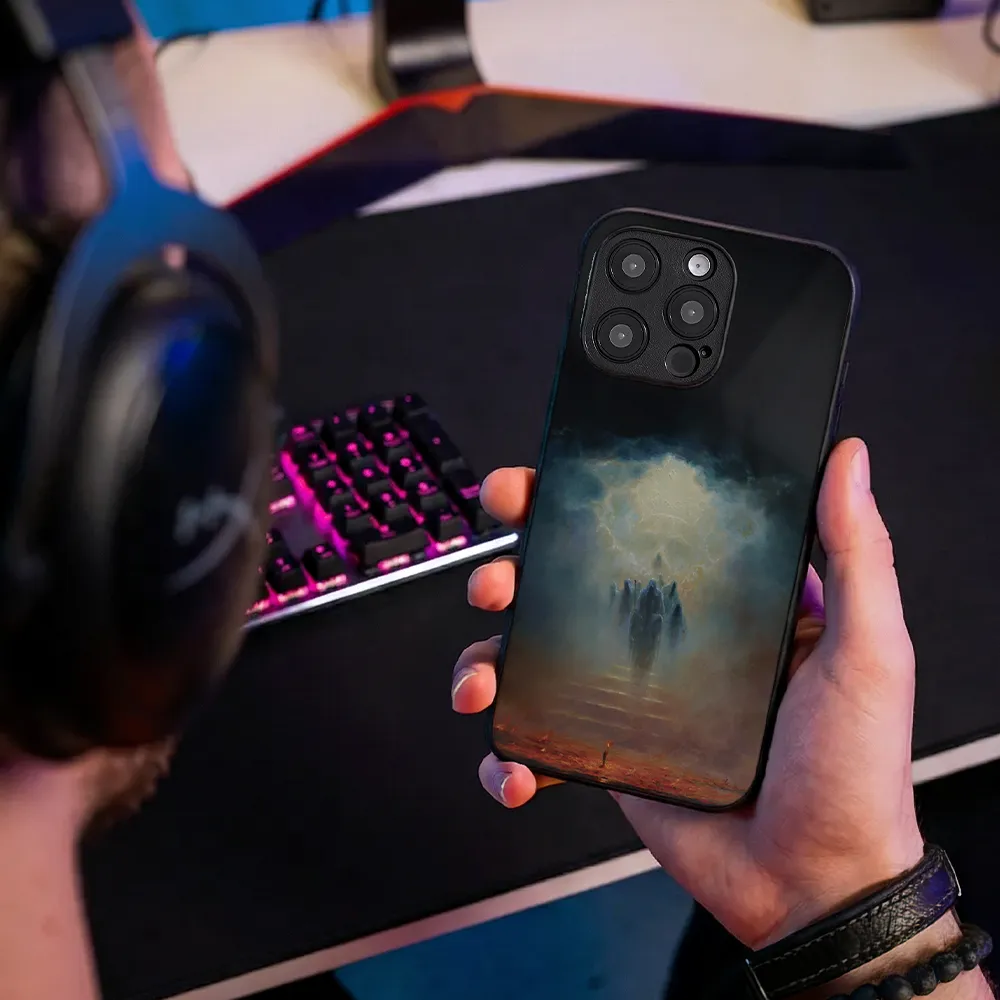 Glass Phone Case Human Rhapsody