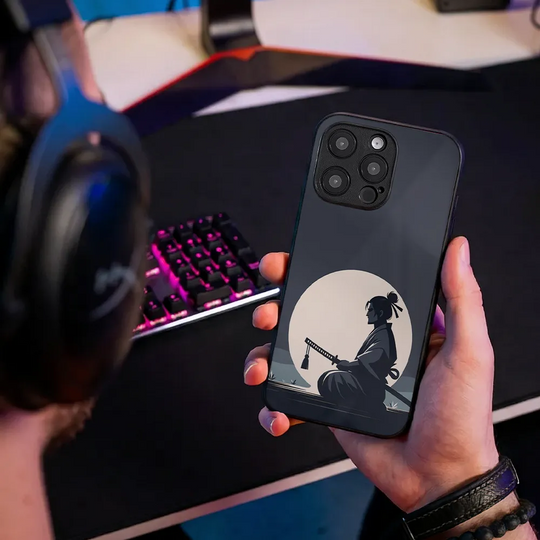 Glass Phone Case Samurai Calm