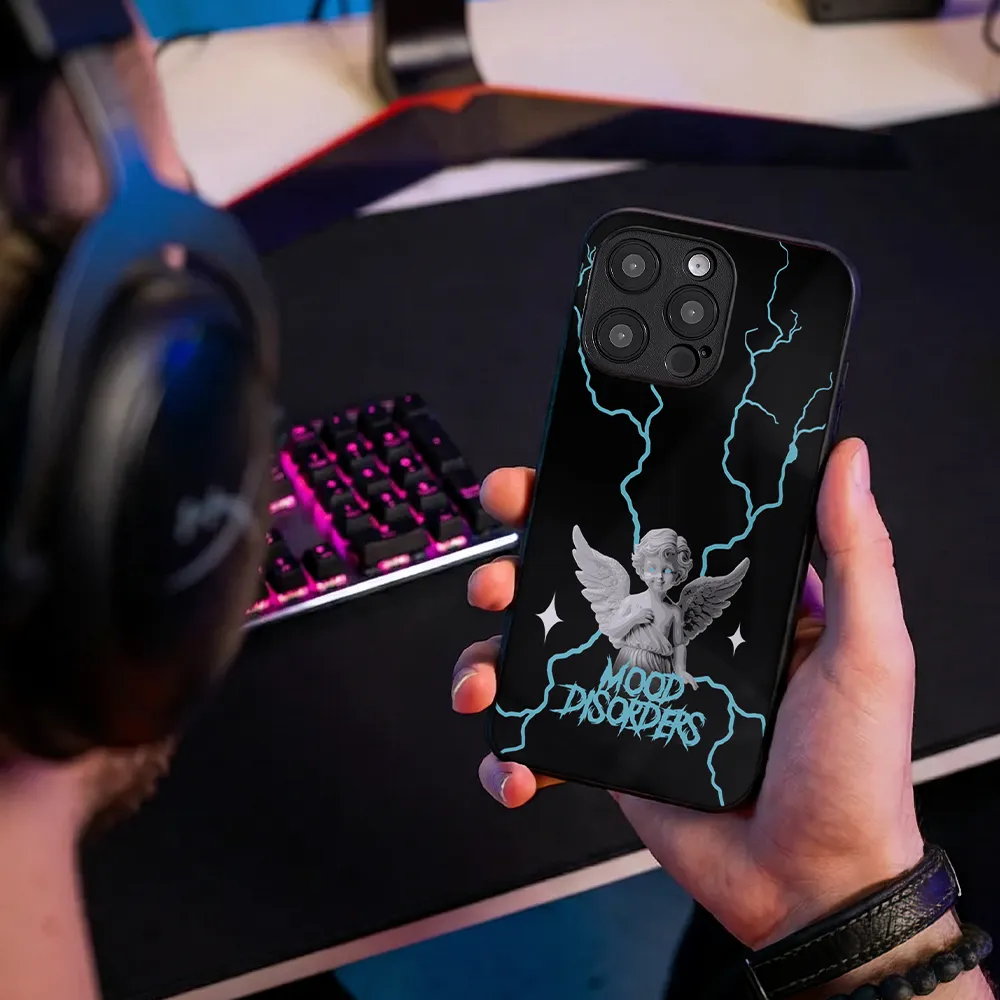 Glass Phone Case Mood Disorders