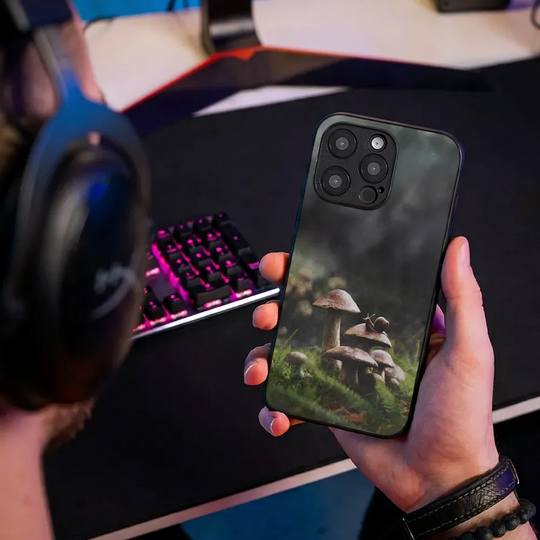 Glass Phone Case Snail