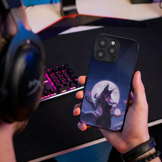 Glass Phone Case Moonlit Vixen