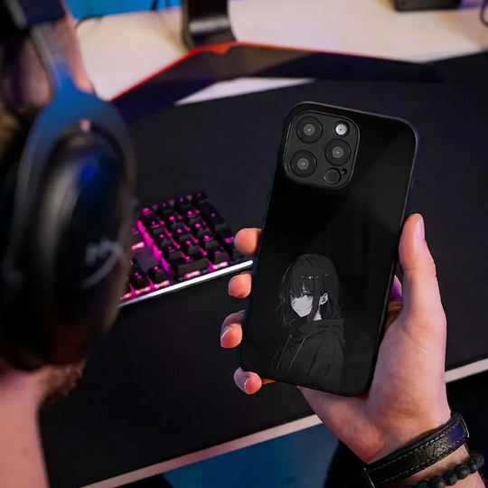 Glass Phone Case Silent Gaze