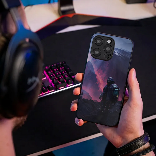 Glass Phone Case What a View