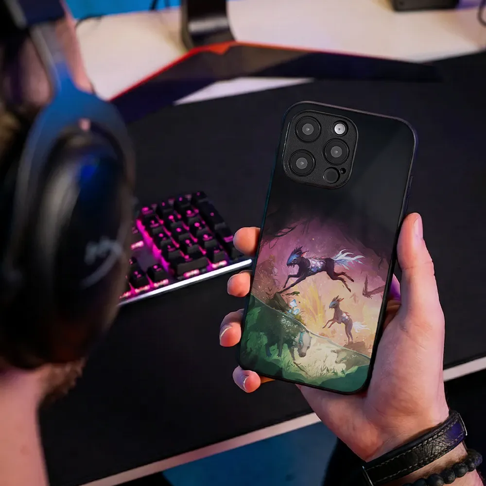 Glass Phone Case Fauna