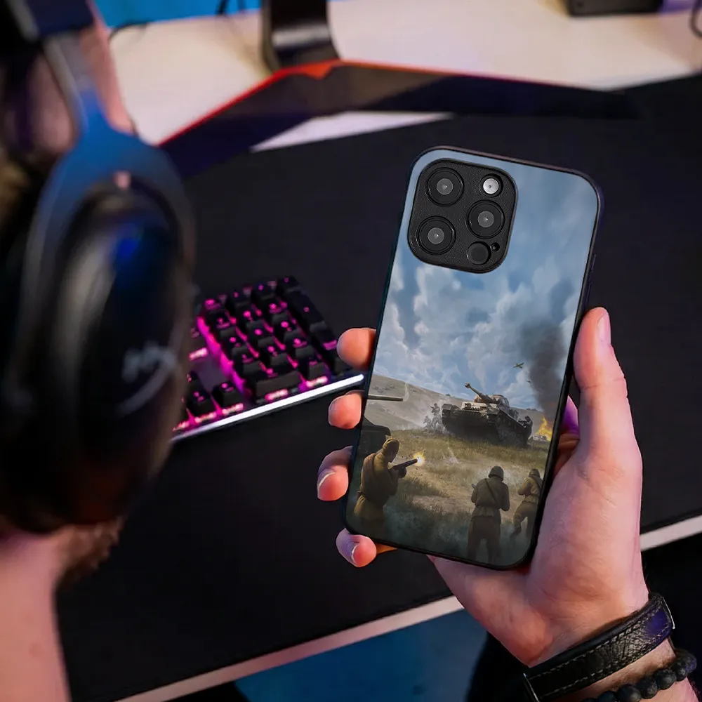 Glass Phone Case No Step Back
