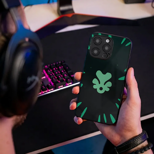 Glass Phone Case Will's Shop Emblem